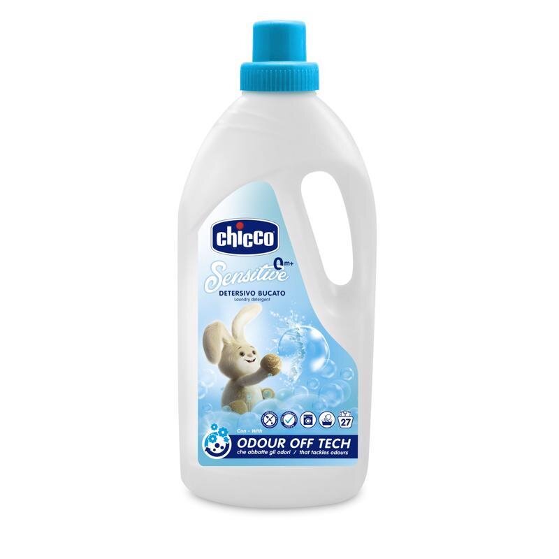 6x CHICCO Detergente líquido para ropa de bebé Sensitive 1,5 l (27 lavados) - Imagen 3