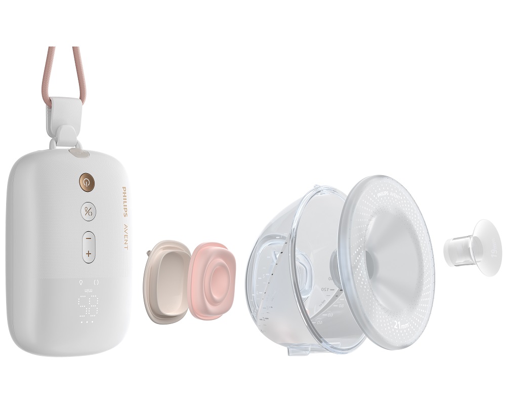 Philips AVENT Laktator elektryczny do mleka matki Hands-Free Premium Plus SCF531/11+Prezent - obrazek 7