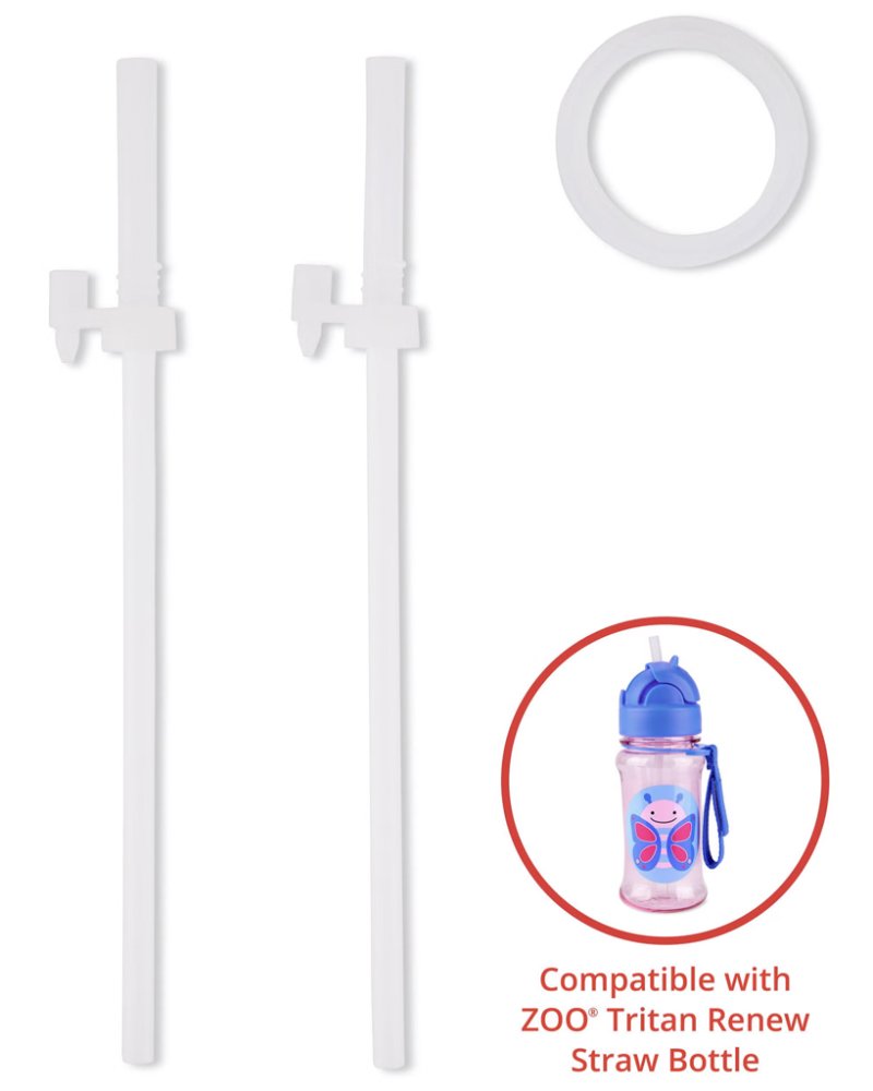 SKIP HOP Strohhalm Ersatz für Zoo Tritan Flasche 2Stk