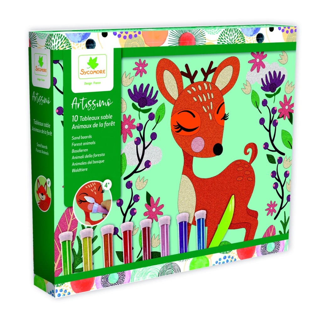 Artissimo - brokatowe piaskowanie - Leśne zwierzęta
