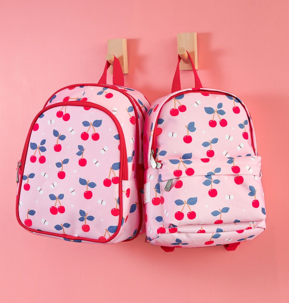A Little Lovely Company - mochila infantil pequeña - cerezas - Imagen 4