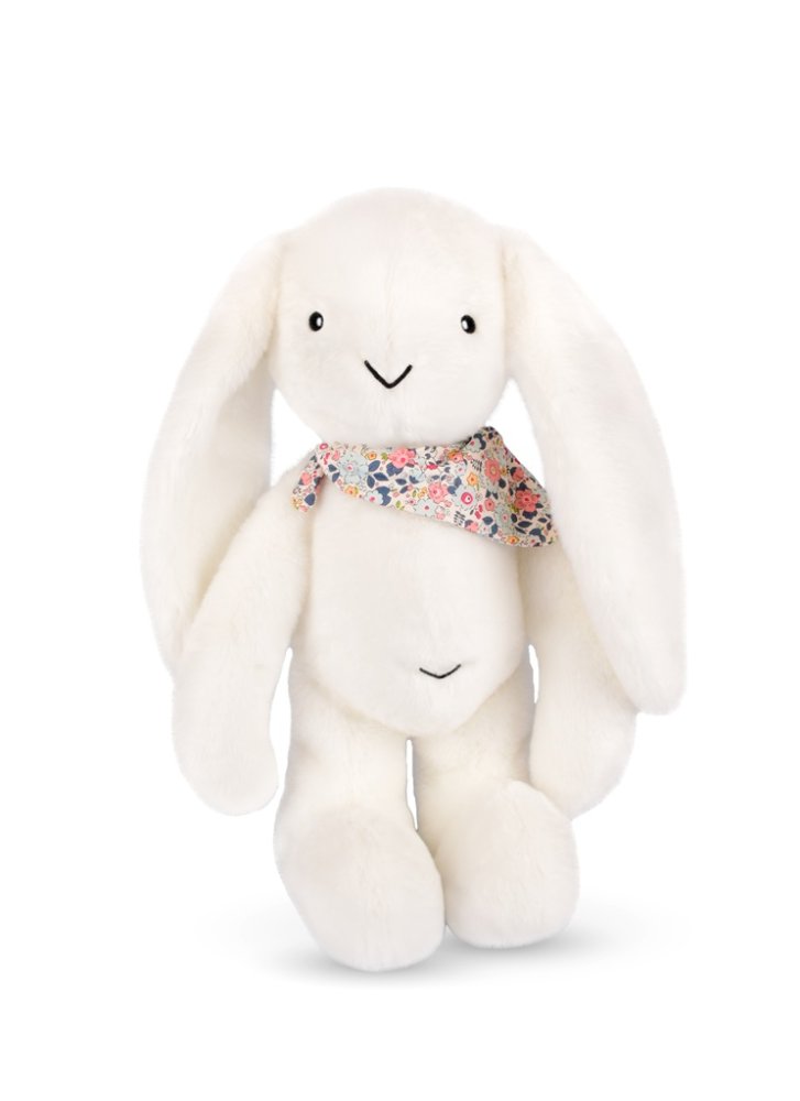 Doudou Plüss nyuszi XXL sállal fehér 50 cm - Image 5