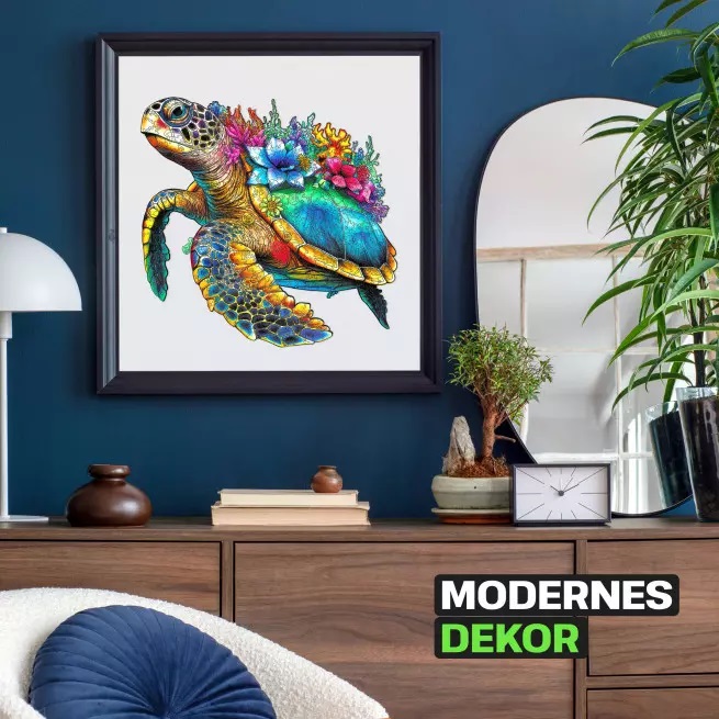 EscapeWelt Drewniane puzzle Żółw 300 elementów - obrazek 2