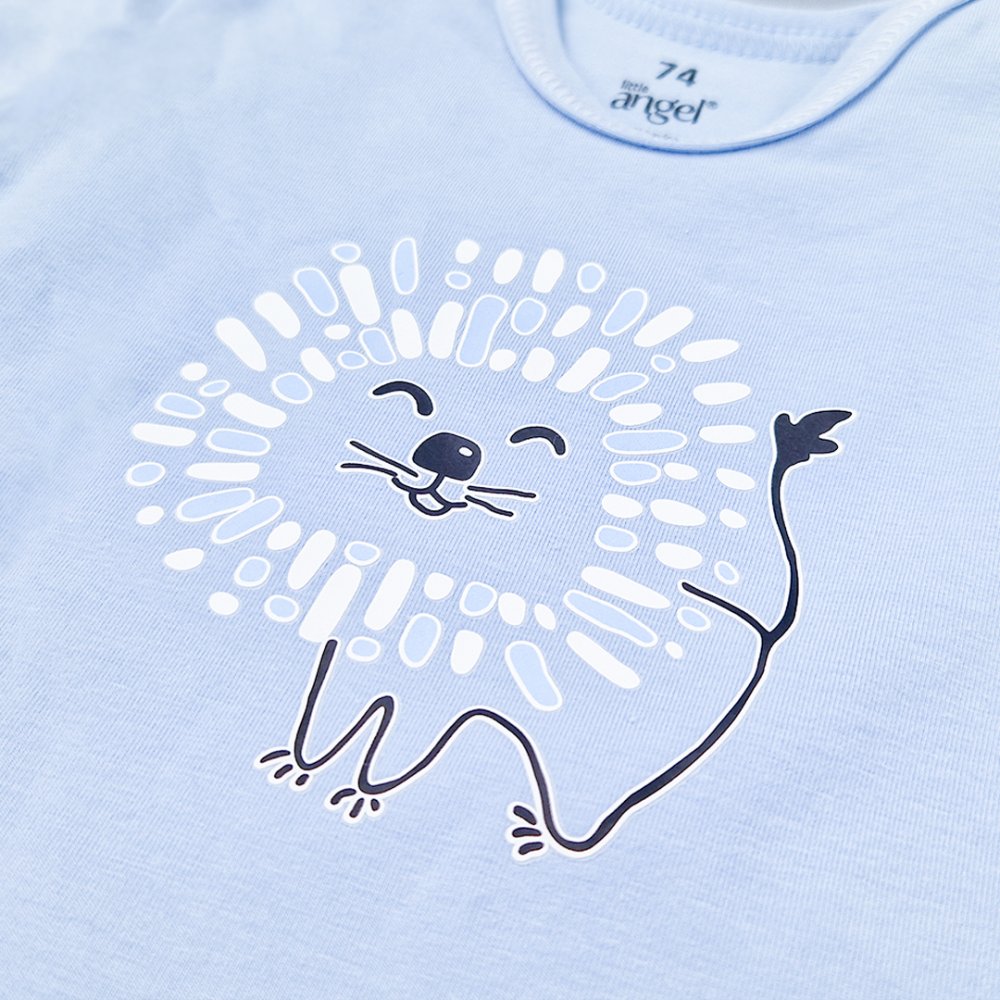 Body fin manches courtes image Outlast® - bleu clair 80 – Image 5