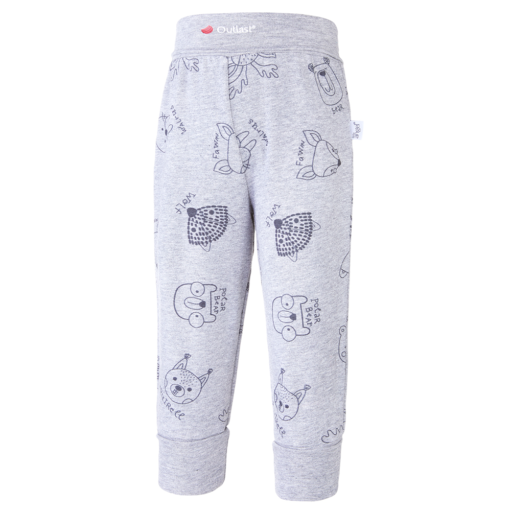 Pantalones de chándal con estampado Outlast® - animales jaspeados grises 86