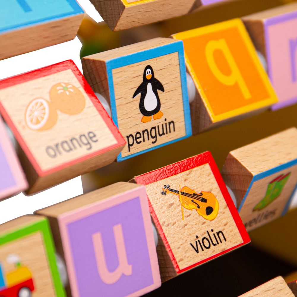 Bigjigs Baby Aktivní trojúhelník s angličtinou (obrázek 3)