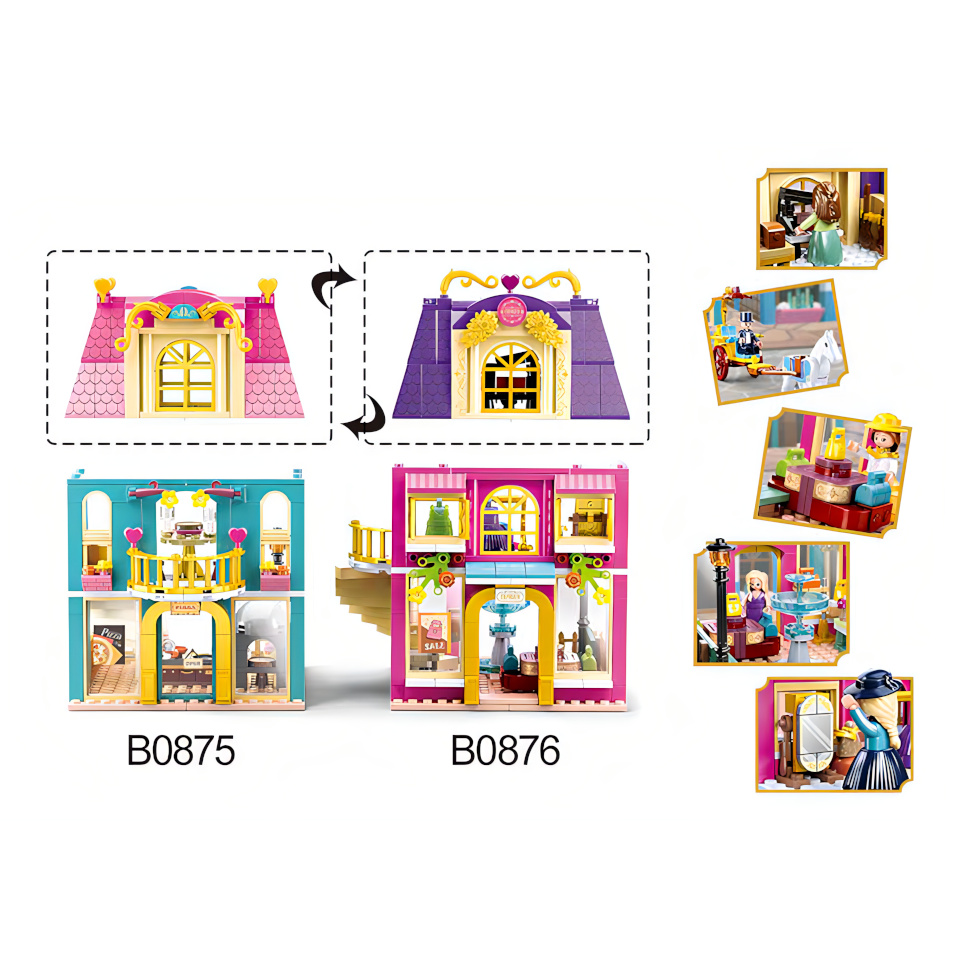 Sluban Girls Dream Village M38-B0876 Dobový obchodní dům (obrázek 5)