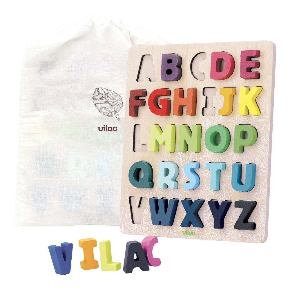 Vilac Vkládací puzzle Abeceda