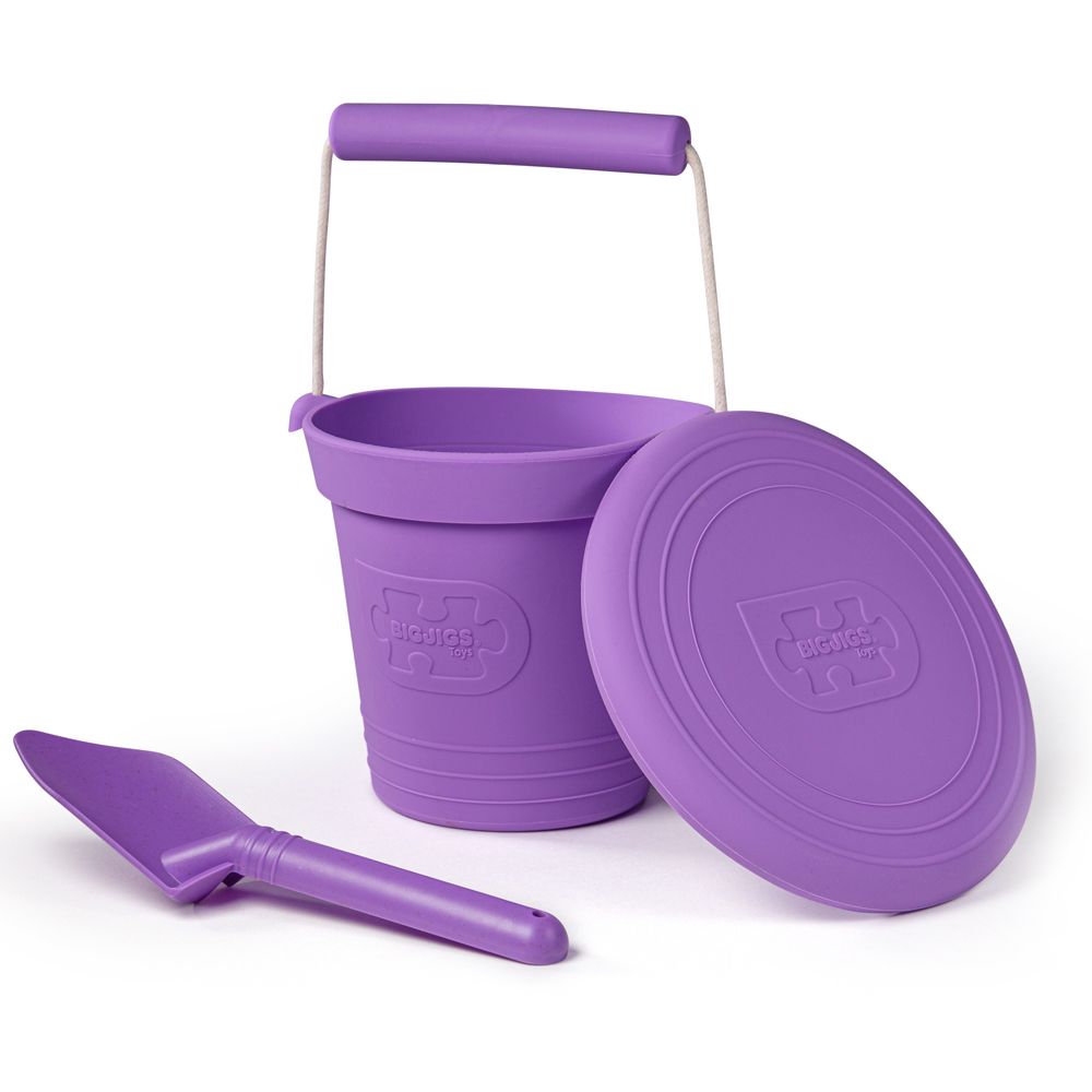 Bigjigs Toys Plážový kyblíček fialový (obrázek 4)