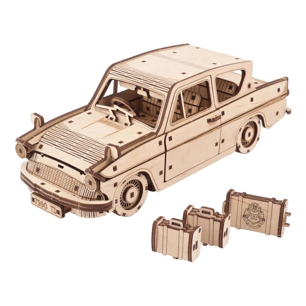 Ugears 3D dřevěné mechanické puzzle Harry Potter Létající Ford Anglia (obrázek 5)