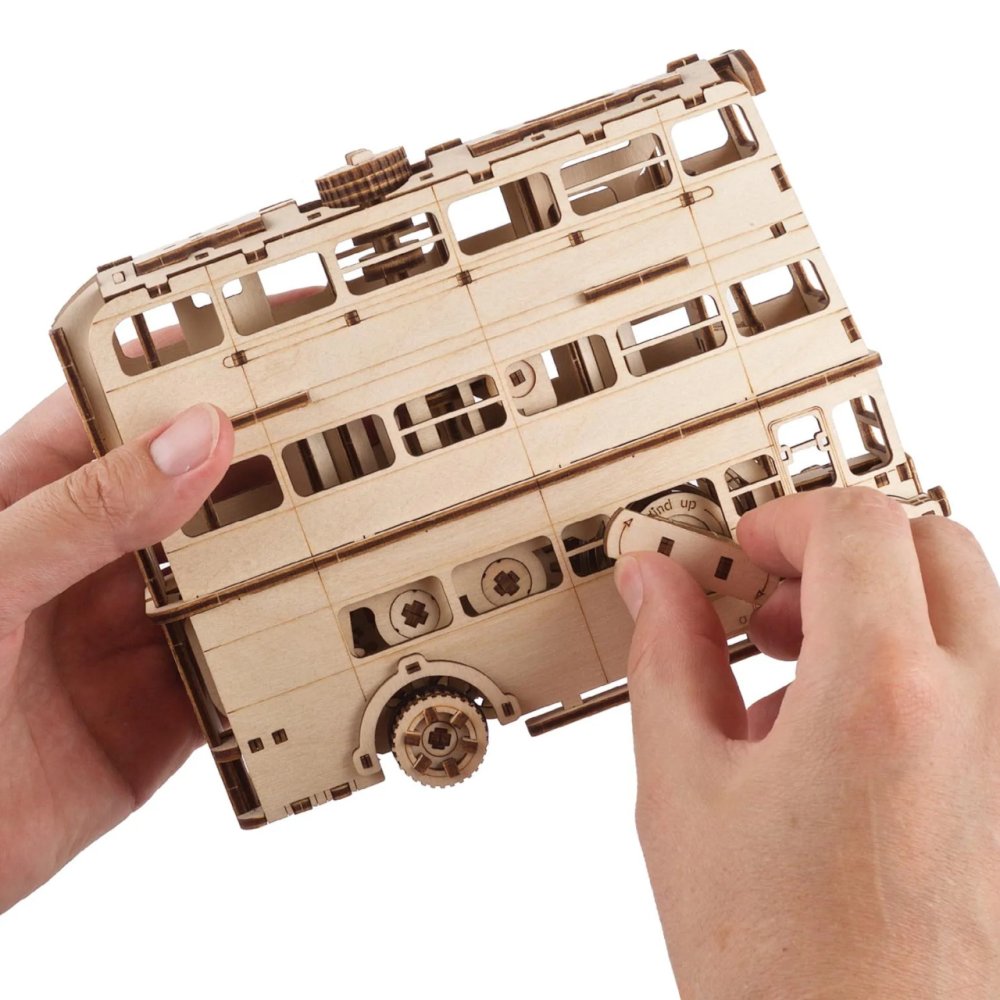 Ugears 3D dřevěné mechanické puzzle Harry Potter Rytířský autobus (obrázek 9)