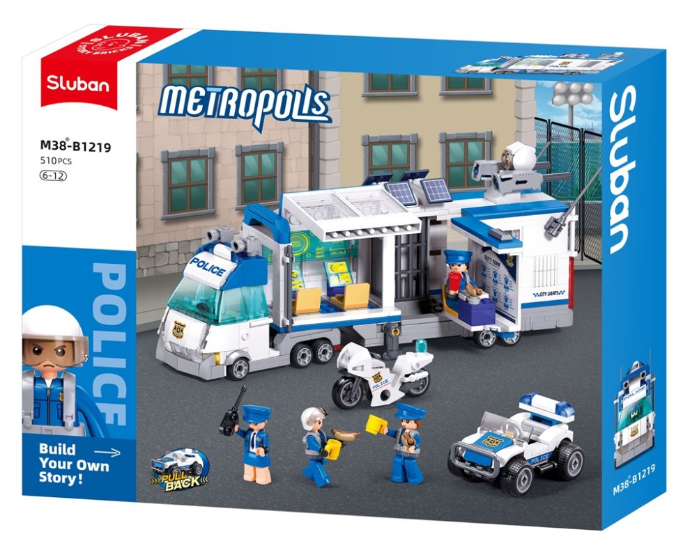 Sluban Metropolis M38-B1219 Mobilní velitelské centrum zásahové jednotky (obrázek 4)