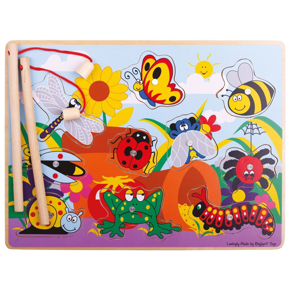 Bigjigs Toys Dřevěné chytání hmyzu (obrázek 4)