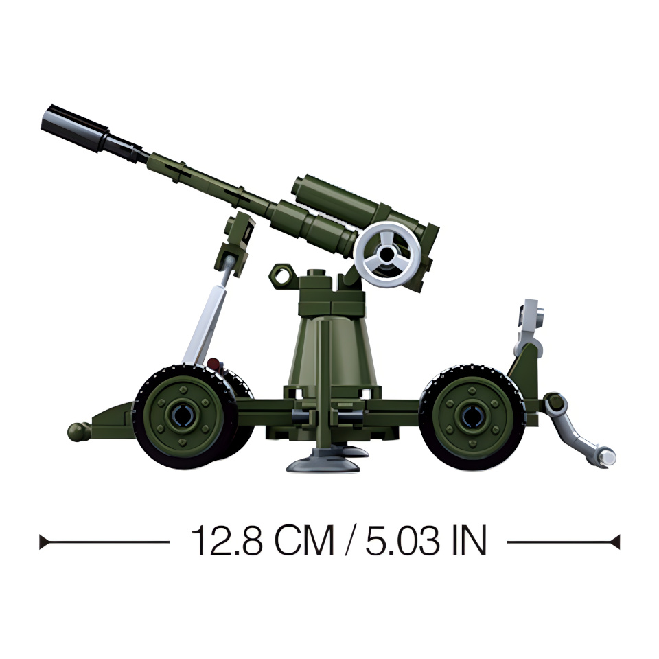 Sluban WWII M38-B0678C 4into1 Protiletadlové dělo (obrázek 6)