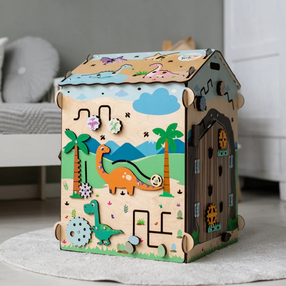 BusyKids Activity board Domeček DINO (obrázek 8)