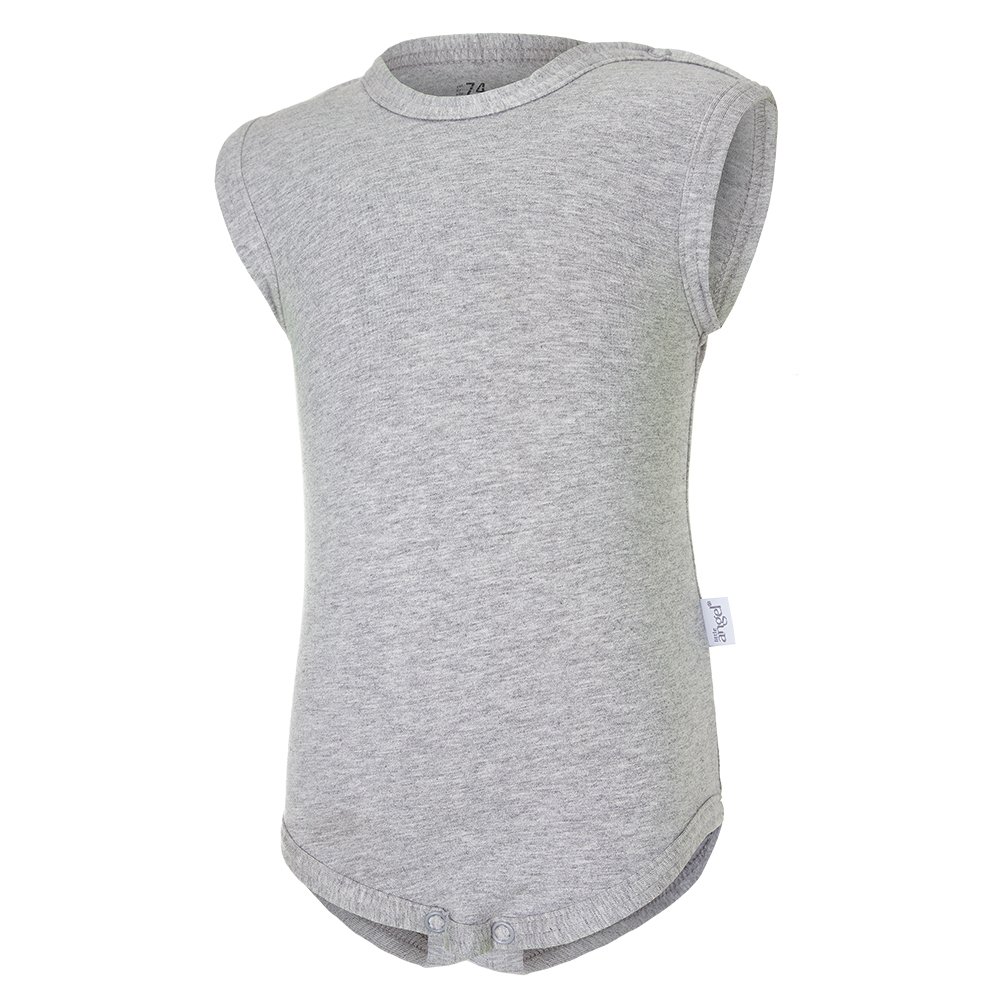 Body camiseta de tirantes fino Outlast® - gris jaspeado 74