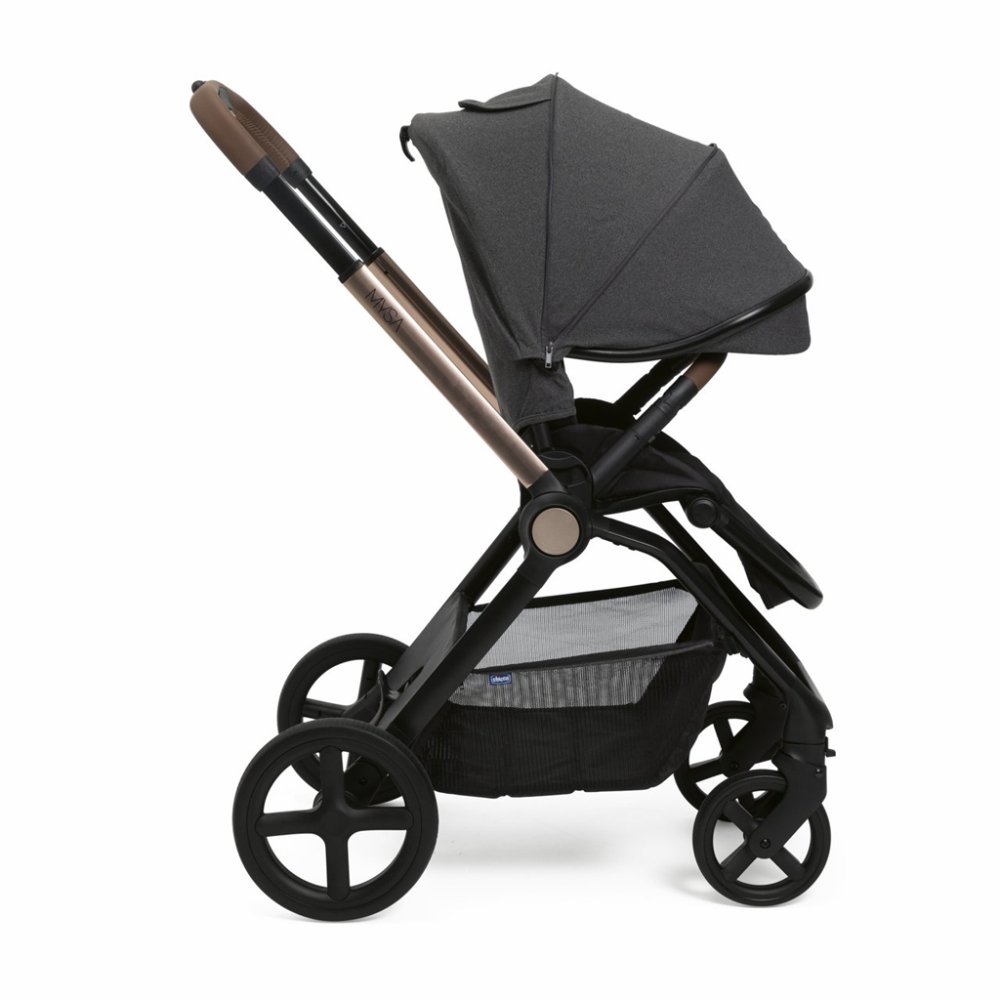 CHICCO Passeggino Combinato Mysa 3 In 1 Charming Grey + Sdraietta Chicco Allround GRATIS