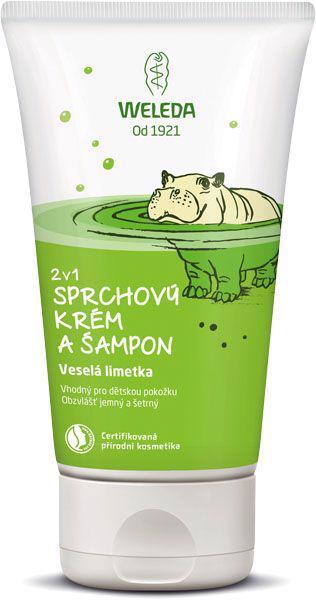 WELEDA 2 I 1 Duschkräm Och Schampo, Happy Lime 150 Ml