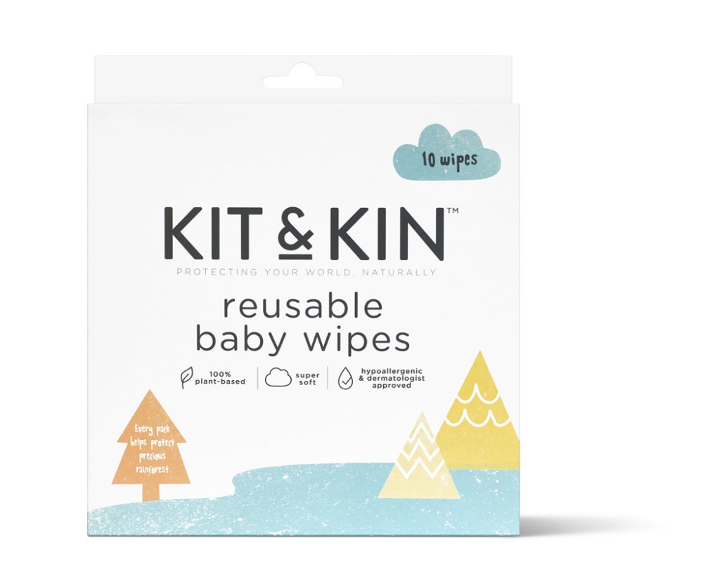 KIT & KIN Herbruikbare Servetten Voor Kinderen 10 St