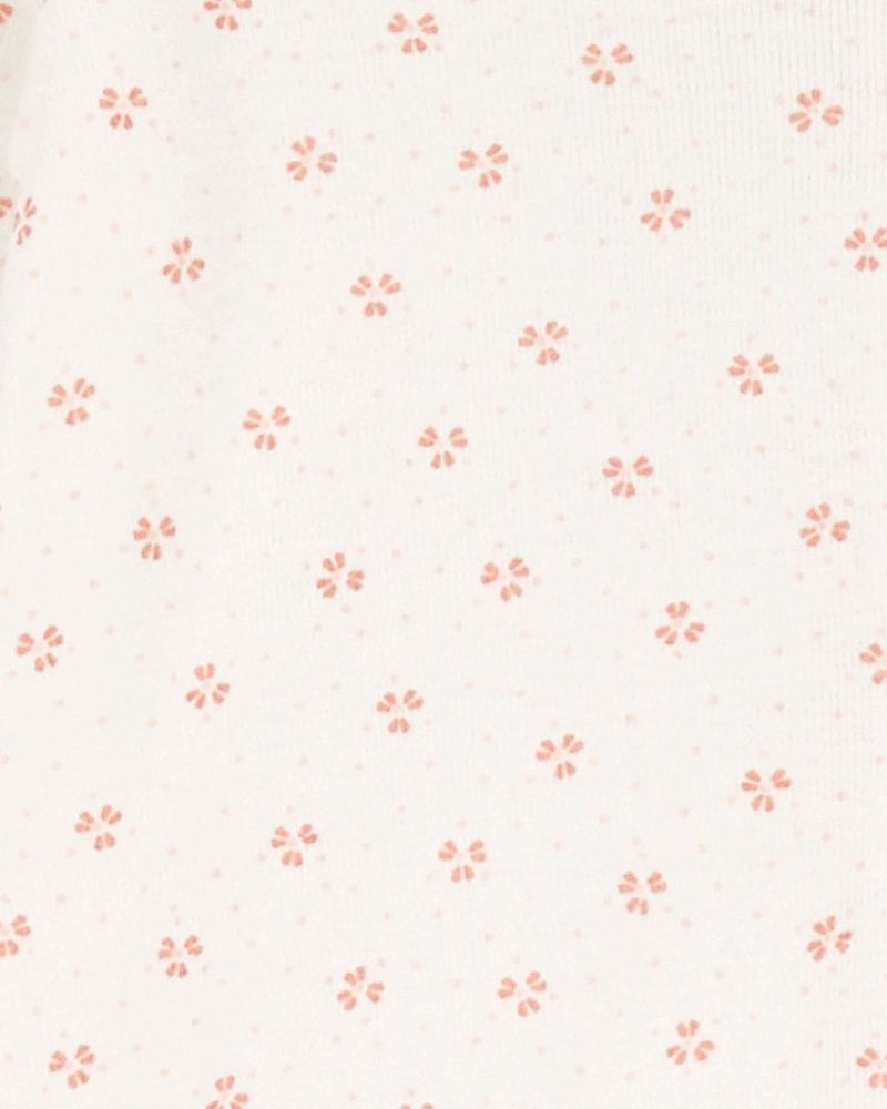 Ensemble 3 pièces CARTER'S sweat-shirt, body, short manche, leggings Rose Floral fille MFL 9m/taille. 74 – Image 3