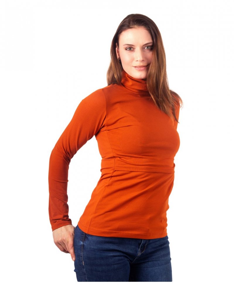 Dolcevita da allattamento Kateřina, cannella L/XL