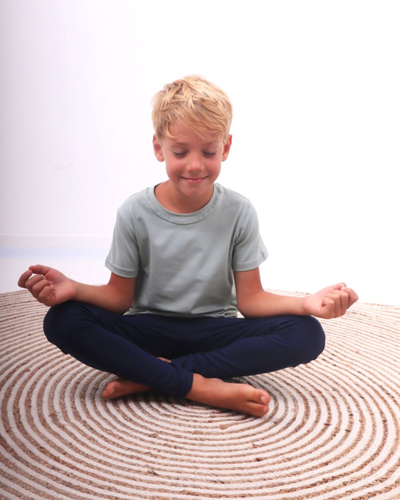 Leggings pour enfants, bleu foncé 134