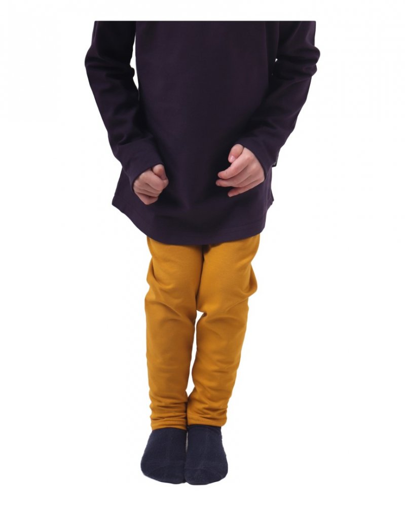 Leggings per bambini, senape 86 - immagine 6
