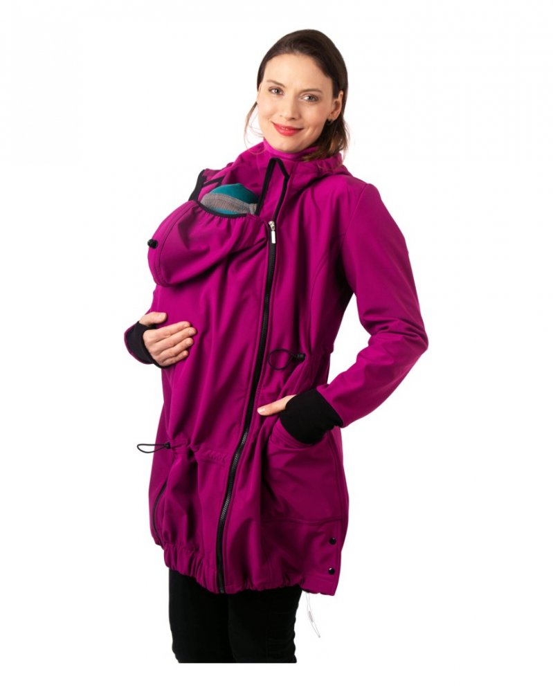 Giacca Softshell Andrea + inserto in tessuto, fucsia L do 165 cm - immagine 3