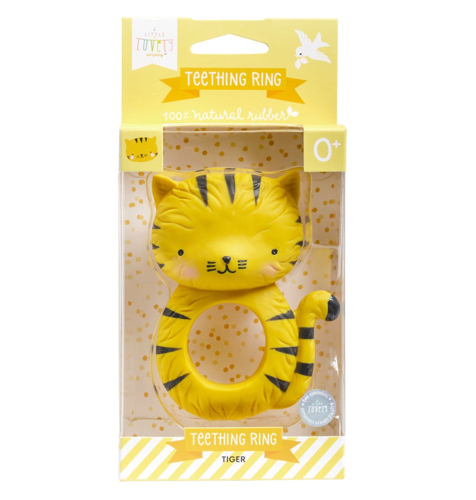 A Little Lovely Company - massaggiagengive in caucciù - tigrotto - immagine 5
