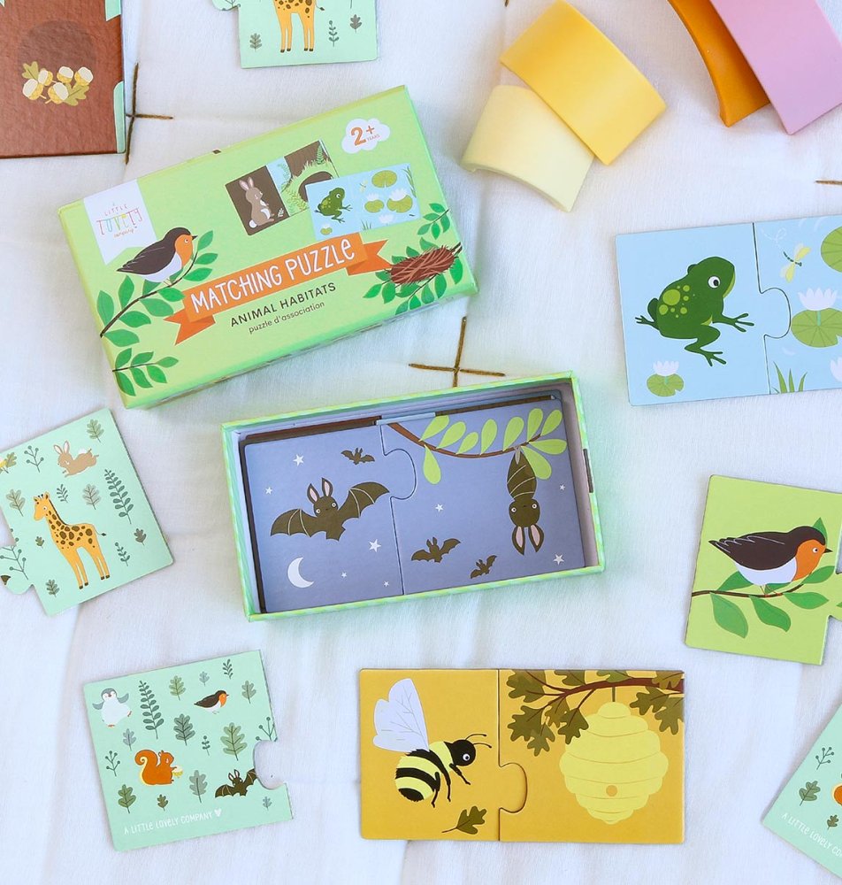 A Little Lovely Company - Puzzle d'association - Maisons d'animaux – Image 4