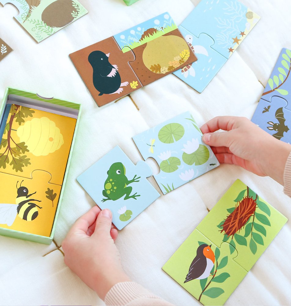 A Little Lovely Company - Puzzle d'association - Maisons d'animaux – Image 6