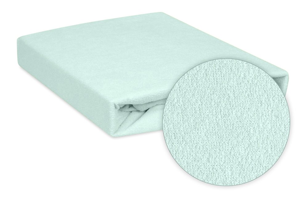 BABYMATEX Lenzuolo impermeabile 60x120 cm menta - immagine 5