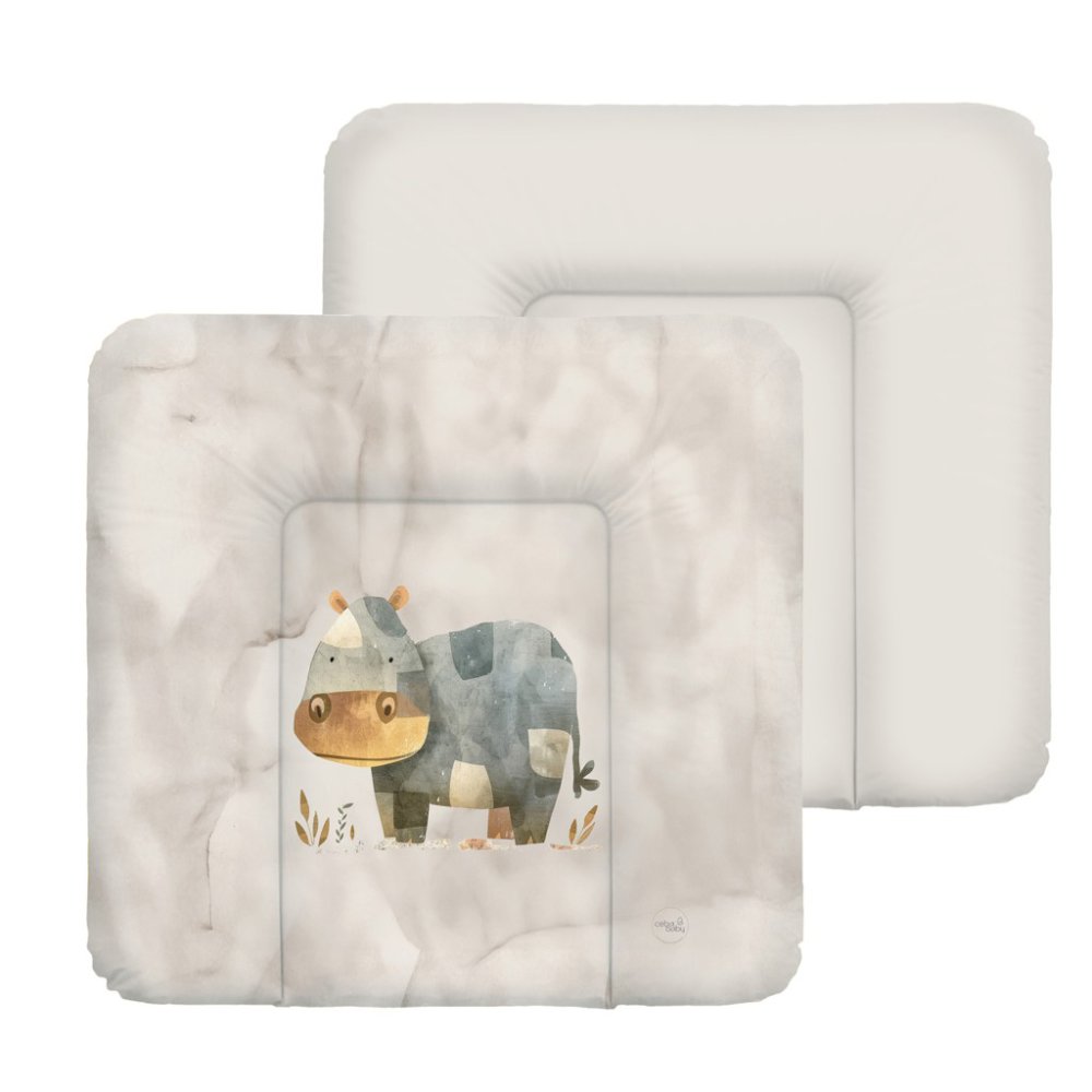 CEBA BABY Matelas à langer souple (75x72) Basic Cosy Hippo – Image 3