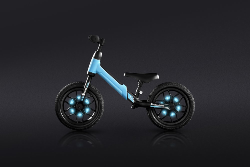 QPLAY Draisienne Spark Blue, âge 3 - 6 ans, jusqu'à 30 kg – Image 4