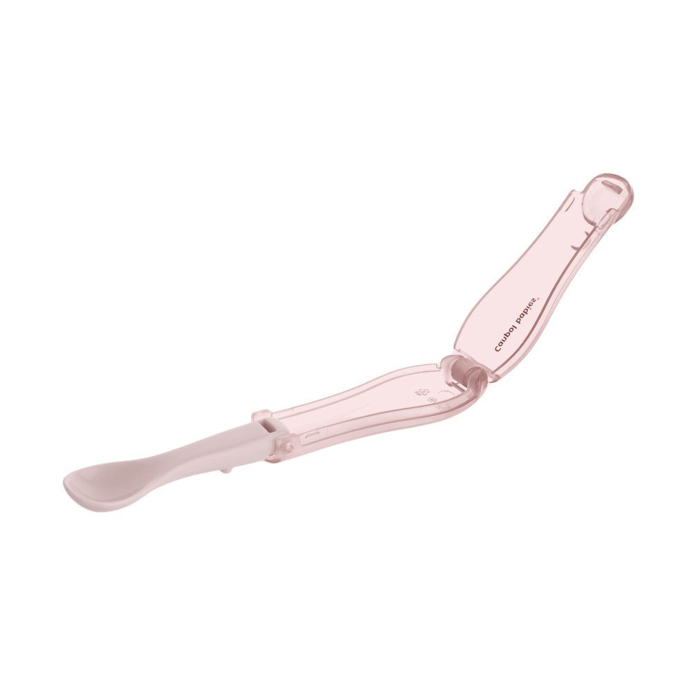 CANPOL BABIES Cucchiaino Pieghevole da Viaggio Rosa - immagine 5