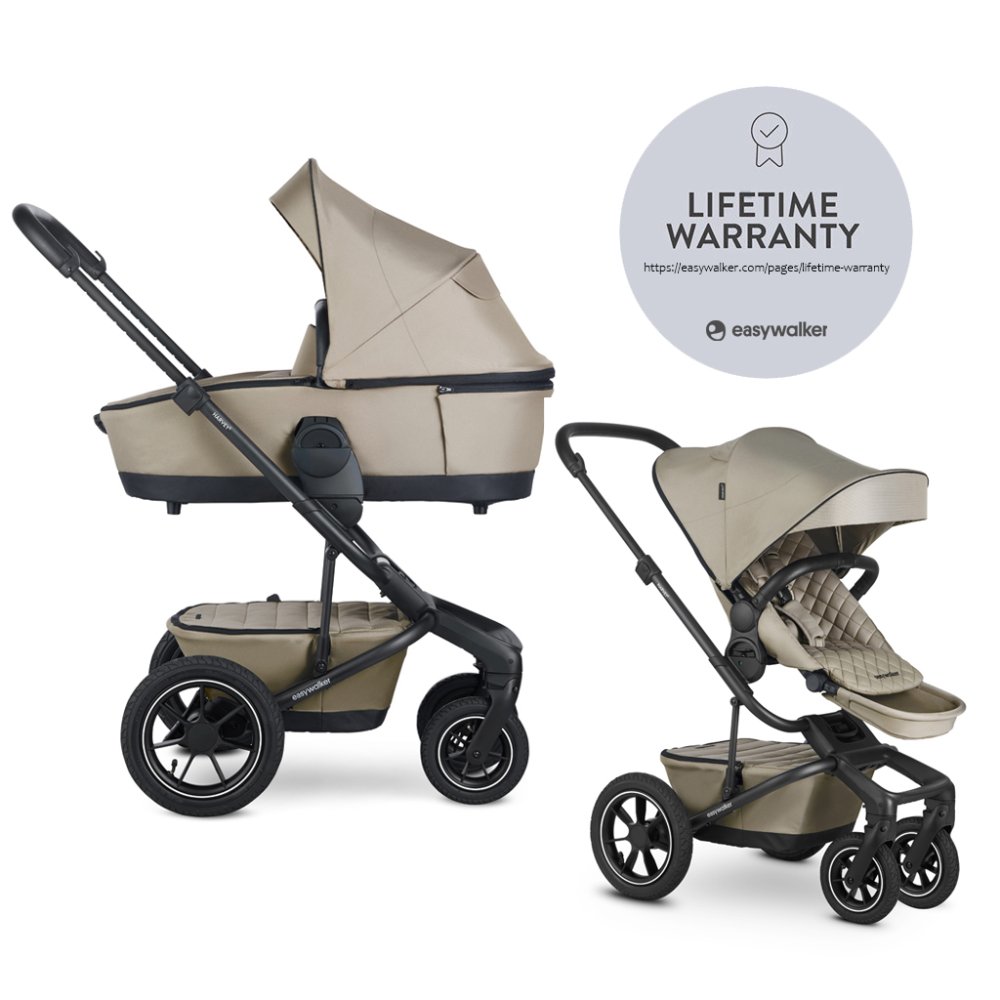 Poussette combinée EASYWALKER Harvey⁵ Premium 2en1 Pearl Taupe LITE AIR