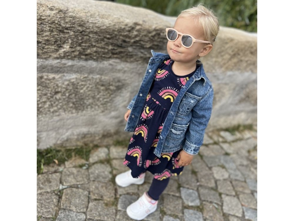 LITTLE KYDOO Lunettes de soleil Candy Pink UV 400, polarisées 2-4 ans – Image 5