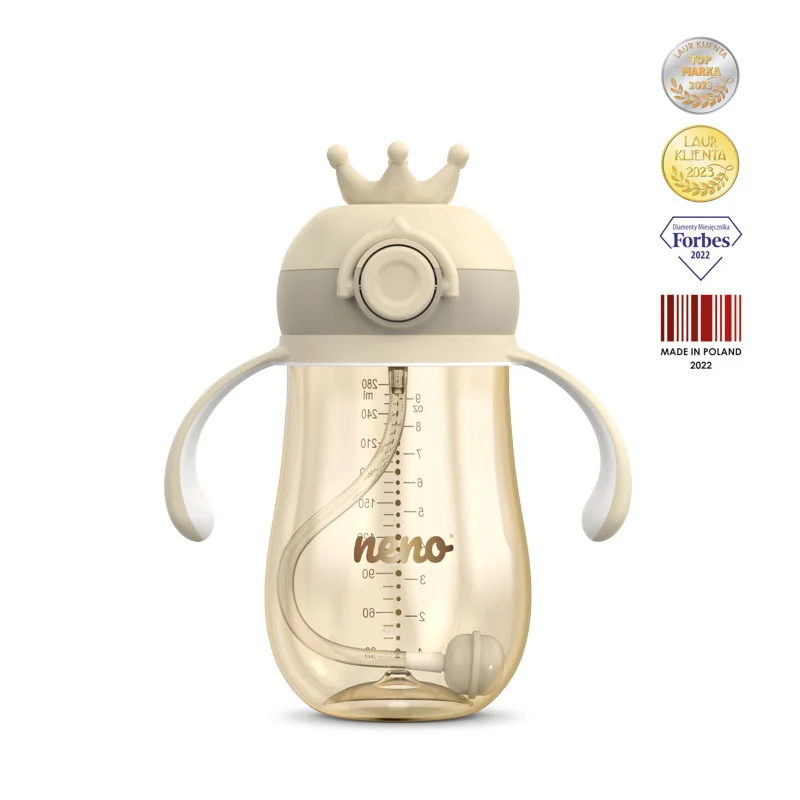 NENO Strohhalmbecher - braun 12m+
