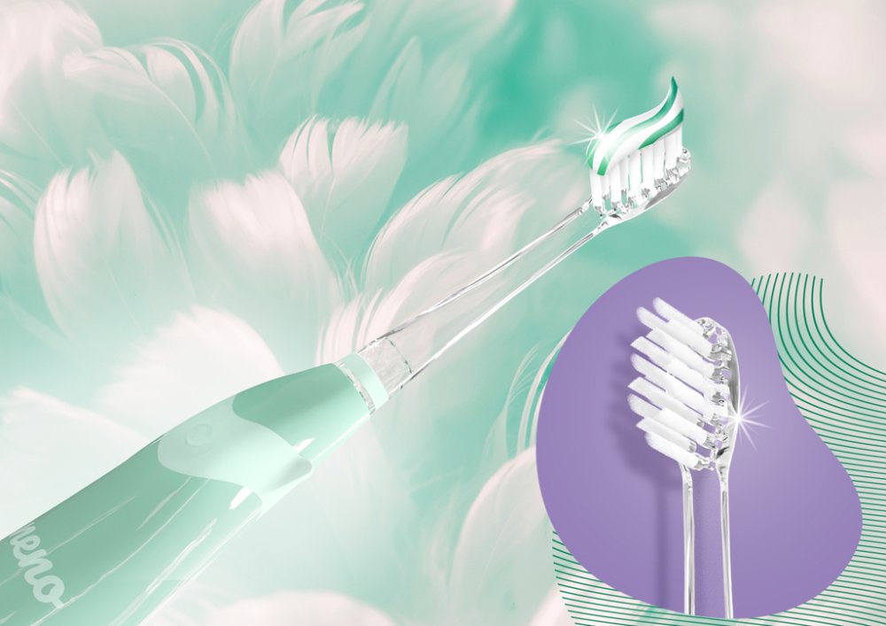 NENO Szczoteczka elektryczna dla dzieci Tutti - miętowa 3r+ - obrazek 6