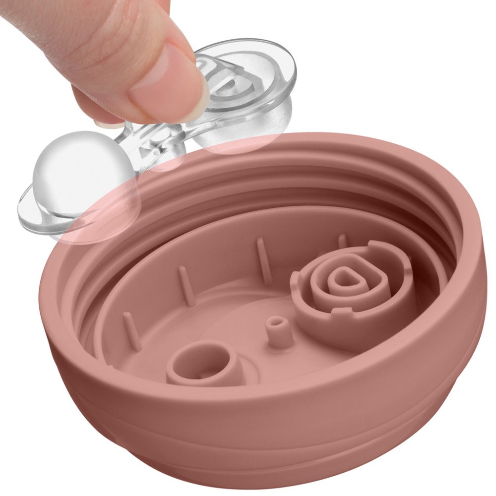 CHICCO Advanced Trinkbecher mit Strohhalm pink, 12m+ – Bild 3