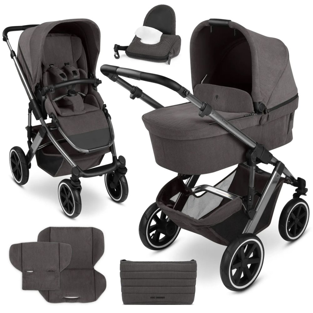 ABC DESIGN Passeggino combinato Salsa 5 Air almond 2025 + adattatore per seggiolino auto in omaggio