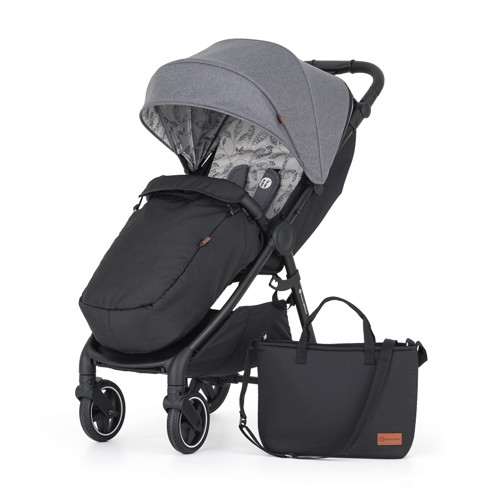 PETITE&MARS Wózek spacerowy Royal3 Black Ultimate Grey