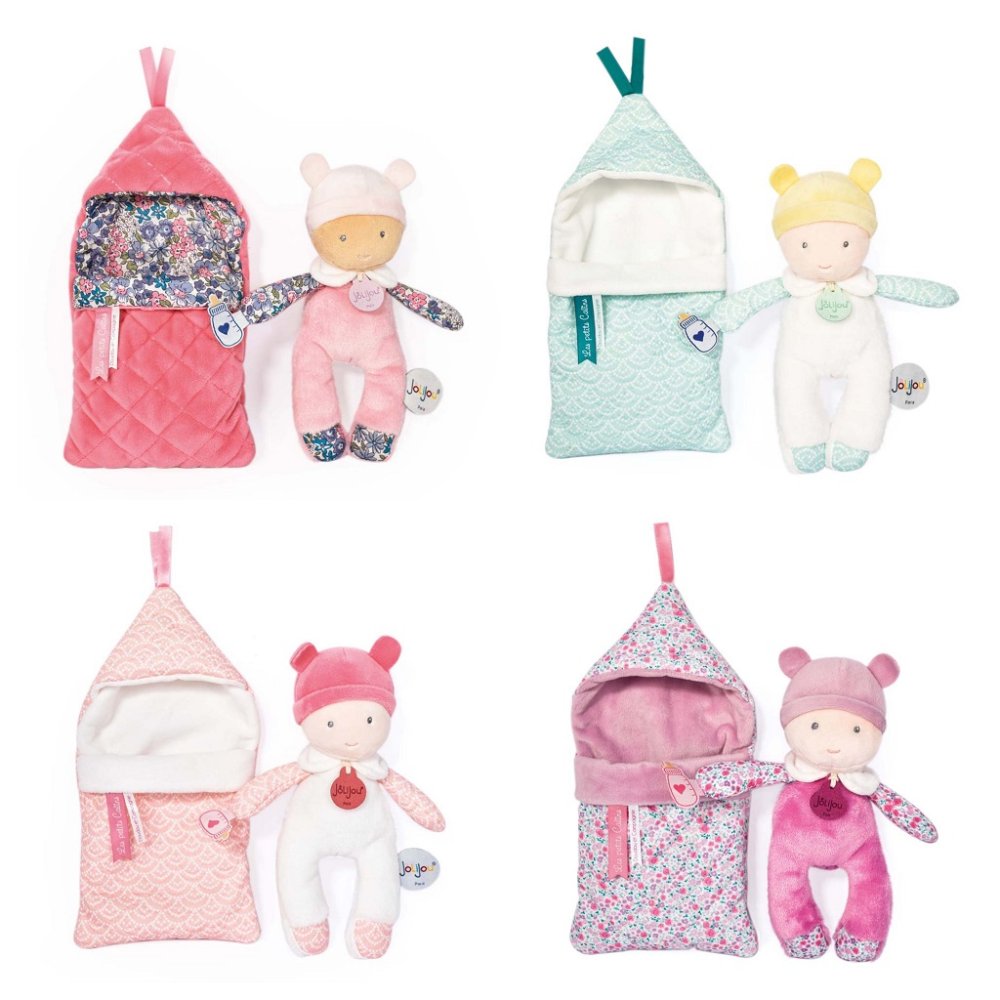 Doudou Jolijou Baba betekerhető paplanban 20 cm