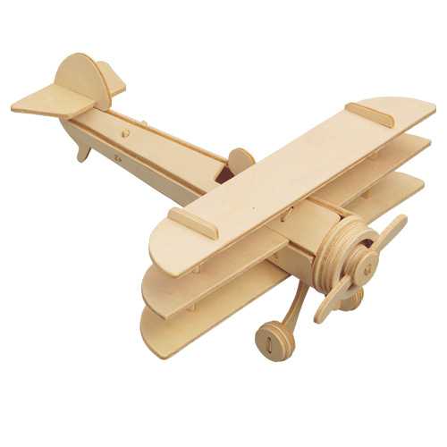 Woodcraft Puzzle 3D in legno Triplano P074