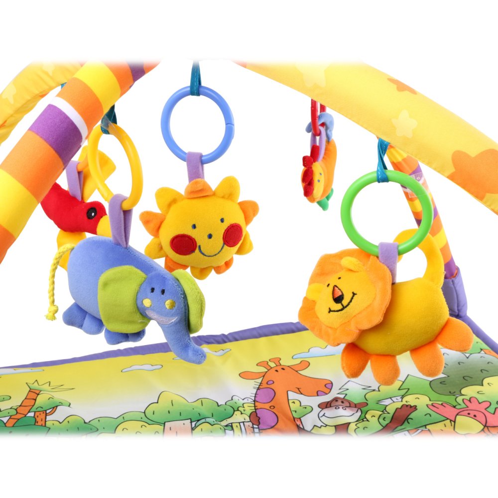 small foot Mata edukacyjna z pałąkiem Dżungla - obrazek 2