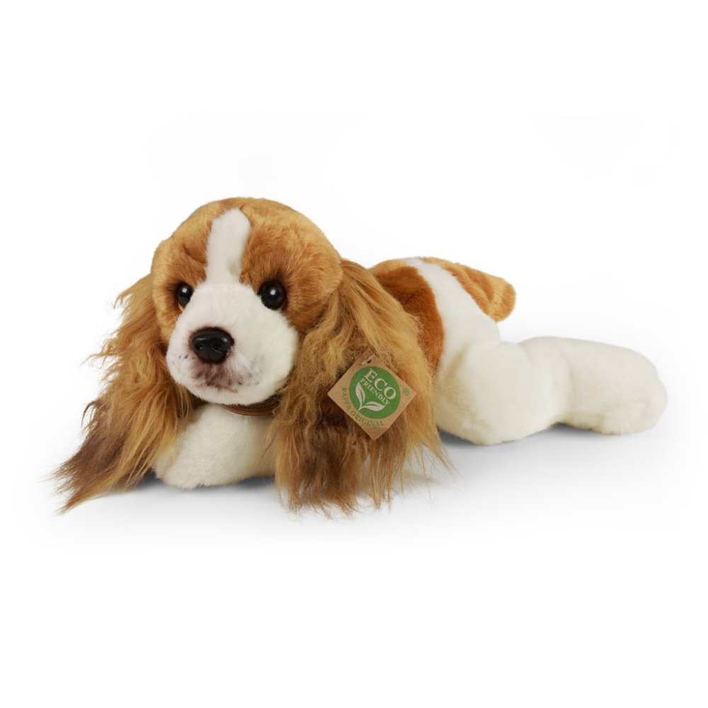 Rappa Peluche cane cocker spaniel sdraiato 30 cm ECO-FRIENDLY