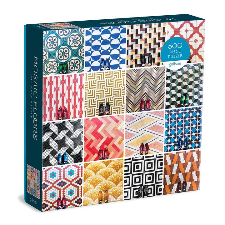 Galison Puzzle Mosaikböden 500 Teile