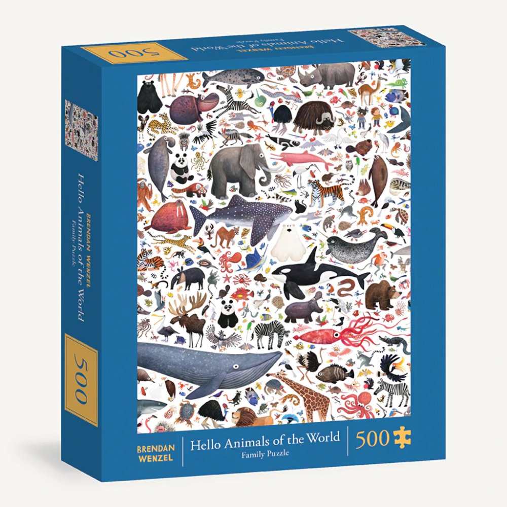 Chronicle Books Puzzle Hallo Tiere der Welt 500 Teile