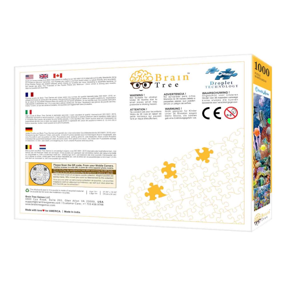 Brain Tree Puzzle Kolorowe morze 1000 elementów - obrazek 7