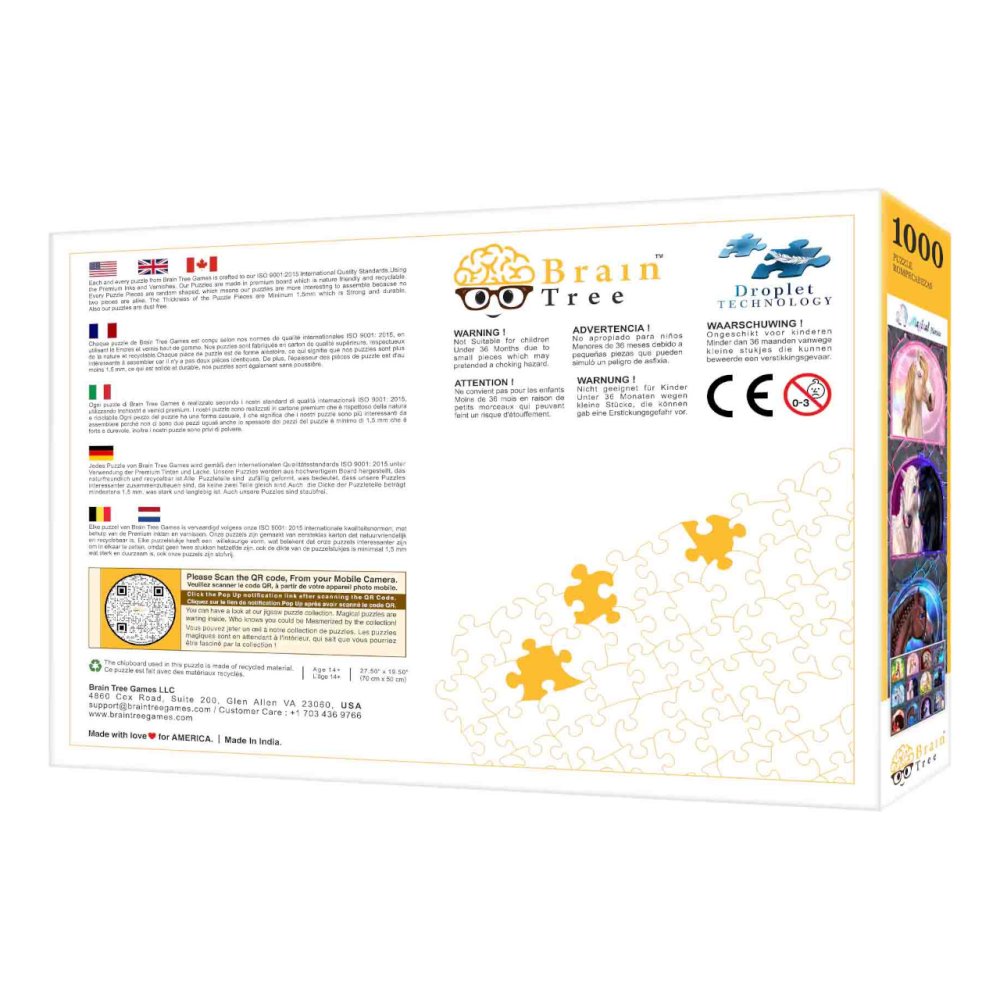 Brain Tree Puzzle Magiczne konie 1000 elementów - obrazek 7